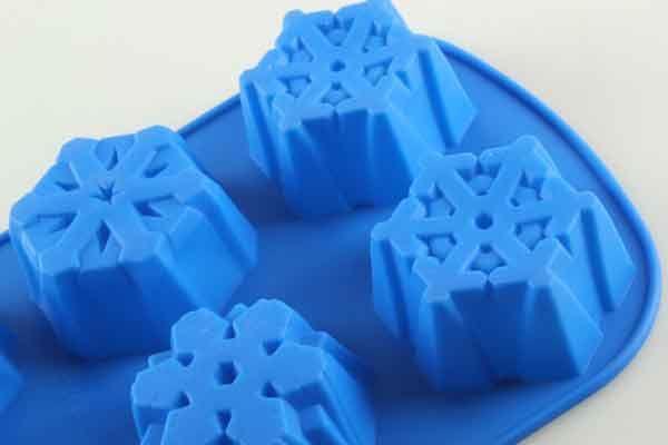 6 Silicone Cake Mold Mould with Round Holes