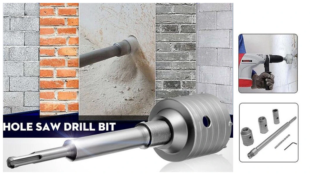 Concrete Core Drill Tct Hole Saw SDS Hammer for Masonry Wall