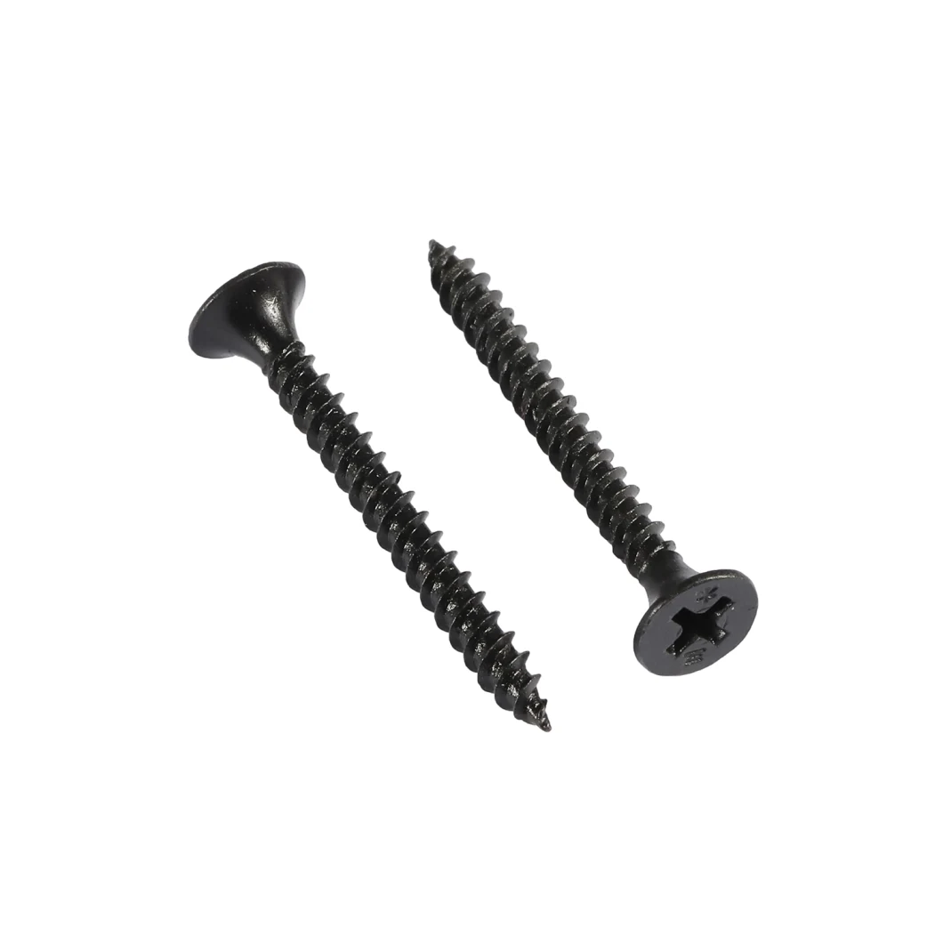 3.5*25mm C1022A Factory Price Phillips Black Bugle Head Drywall Screw