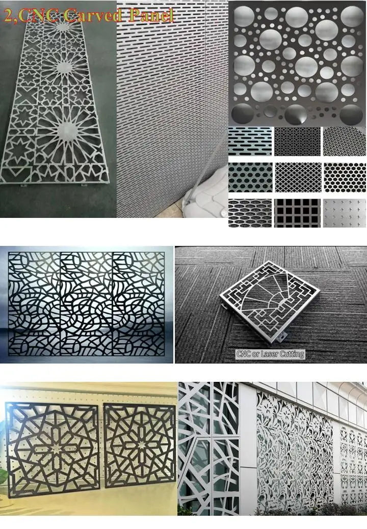 Exterior Metal Aluminum Solid Panel Aluminum Single Panel for Curtain Wall