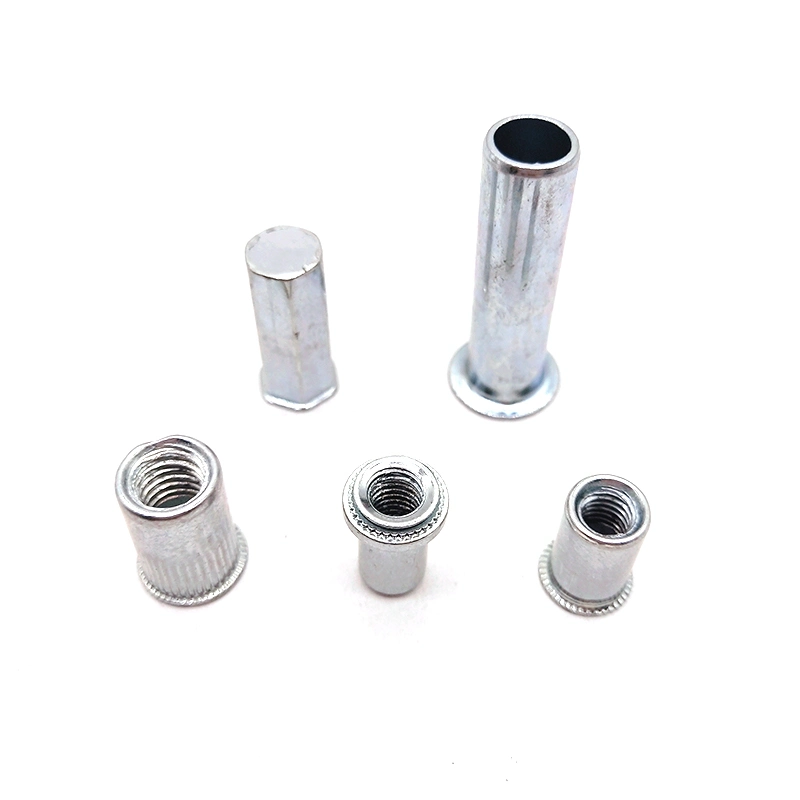Stock Stainless Steel Reduced Countersunk Head Knurled Blind Rivet Nut