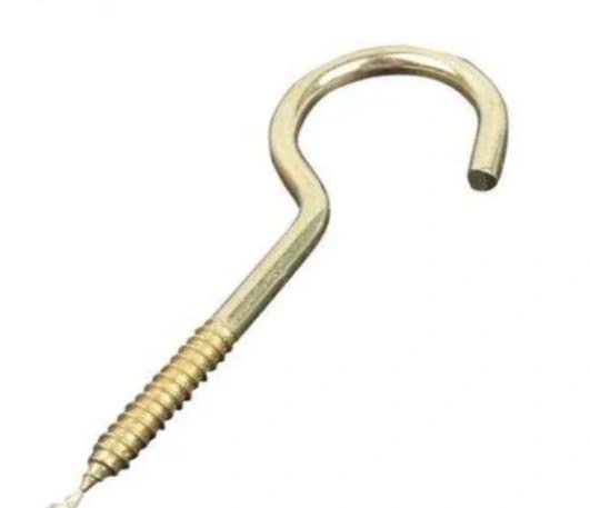 Selling Metal Hooks & Eyes Zinc-Plated Steel Screw Hook