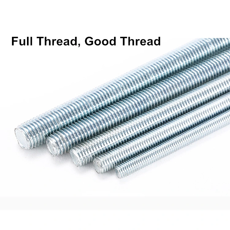 4.8 Grade Zinc Plated DIN975 and DIN976 Thread Rod, B8 Threaded Rod B7 Threaded