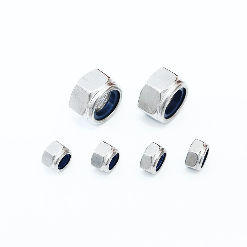 Fastener/Nut/Nylon Nut/Hex Head/Nylon Lock Nut/DIN985/Zinc Plated/Stainless Steel/Grade 8.8