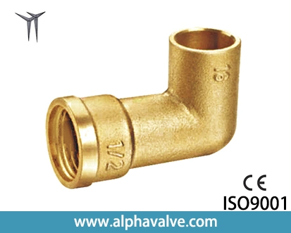 Brass Fitting Bend Pipe Fitting /Brass Elbow F1/2-14 (a. 0341)