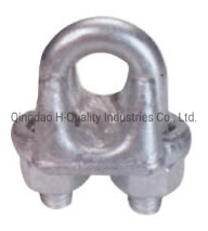 Hot DIP Galvanized U. S. Type Drop Forged Carbon Steel Wire Rope Clip