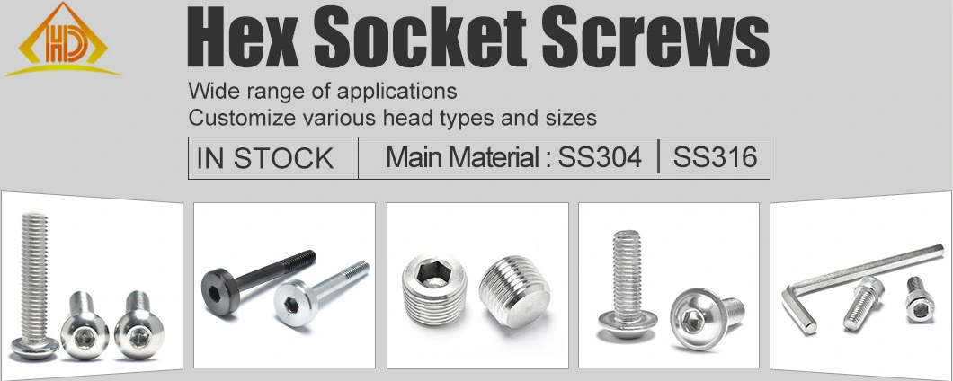 Stainless Steel Custom Made Special Button Head Machine Screw