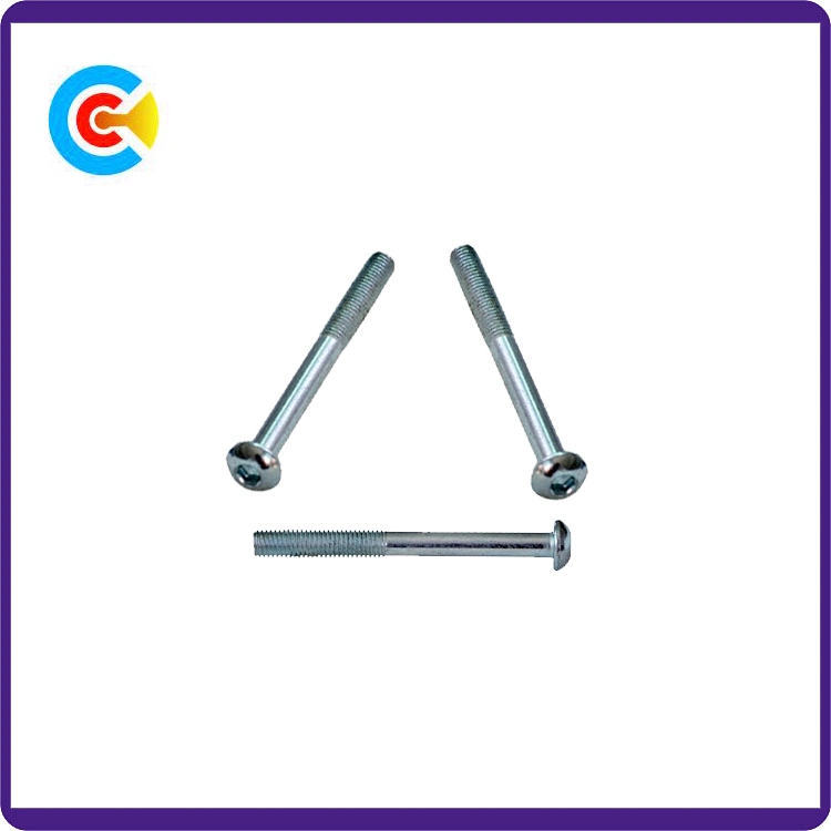 Carbon Steel/4.8/8.8/10.9 Extension Rod Hexagon Pan Head Bolt Studs Screw