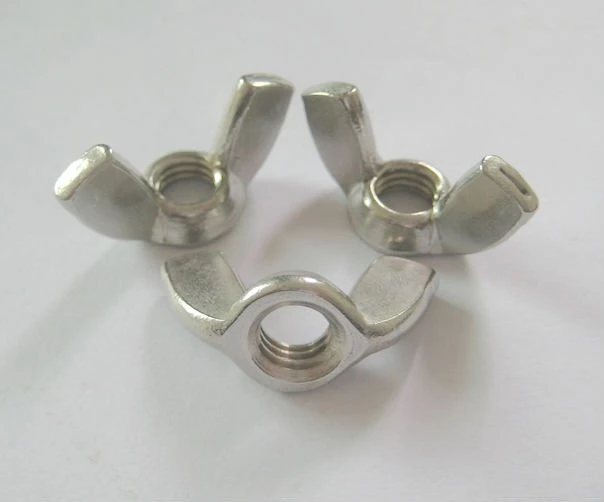 Stainless Steel 18-8 Copper Brass Aluminum Brass Bolts and Wing Nuts Butterfly Wing Nuts Flange Wing Nuts