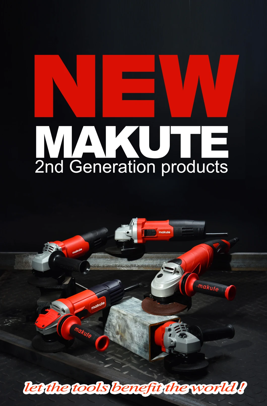 Makute Two 15cc Battery Cordless Drill 12/16/20V Lion Battery