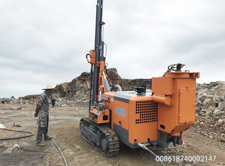 Pneumatic Hydraulic Rock Bolt Blast Hole Mobile DTH Drill Rig Drilling Jumbo for Mining Borehole Used