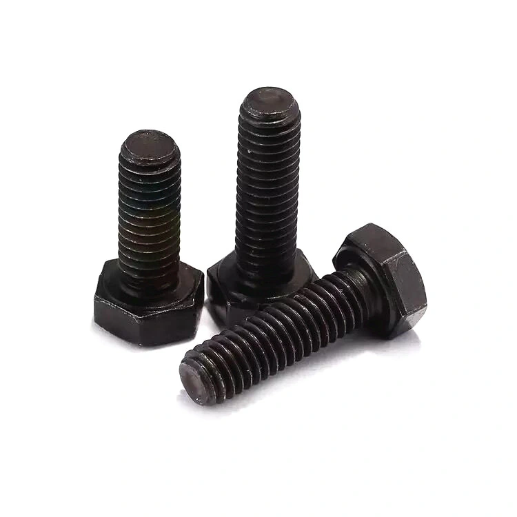 Black Hex Head Hexagon Bolt and Nut Hex Flange Bolt and Nut