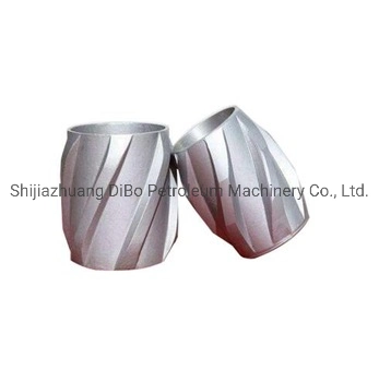 Direct Factory Spiral Vane Aluminum Solid Body Rigid Centralizer for Cast Aluminum Centralizer