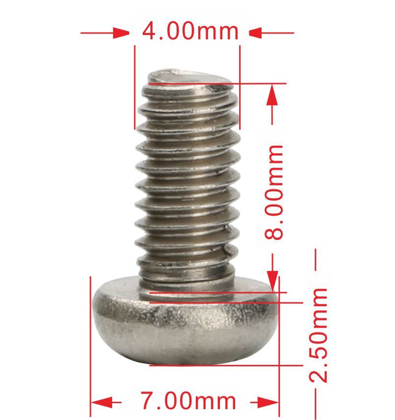 High Quality Stainless Steel 304 316 Hex Socket Pan Head Screw Button Head Cap Screw