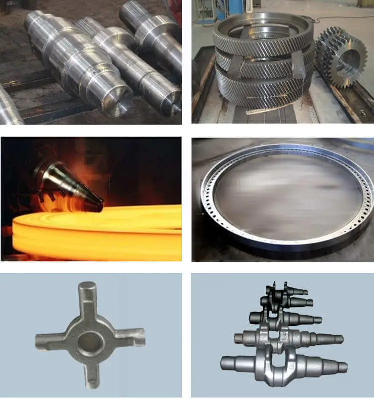 Densen Customized Steel Forged for The Trunnion, Piston, Sprocket, Drum, Ball Stud, Eye End, Ball