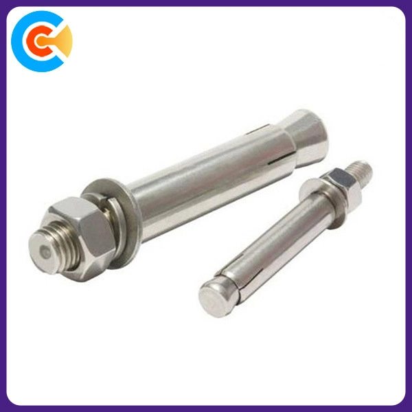Stainless Steel Hexagon Head Sleeve Anchor Expansion Bolts Confirmat Bolts