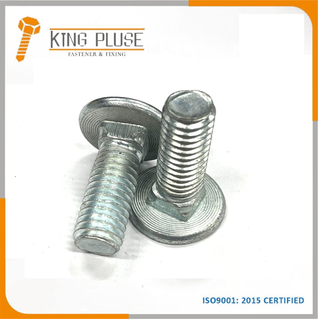 Fastener DIN603 M6 M8 M10 M12 Carbon Steel /Stainless Steel Carriage Bolt