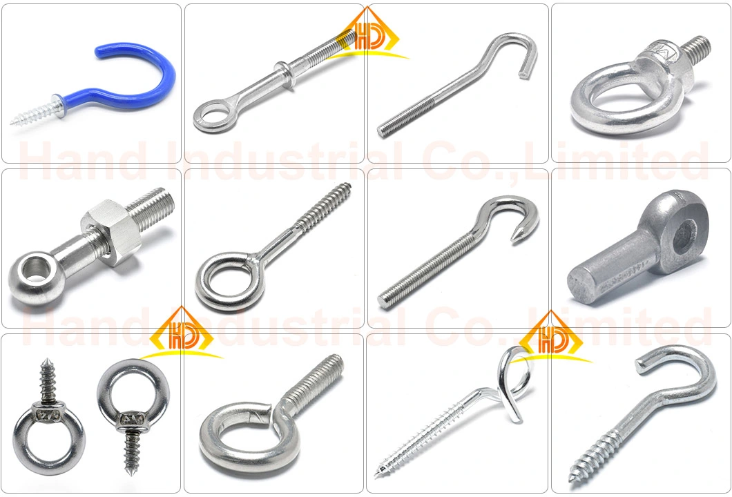 Hand Supply Carbon Steel Zinc Plated Moderate Price M3 M4 M5 Closed Eye Hook Tapping Screw