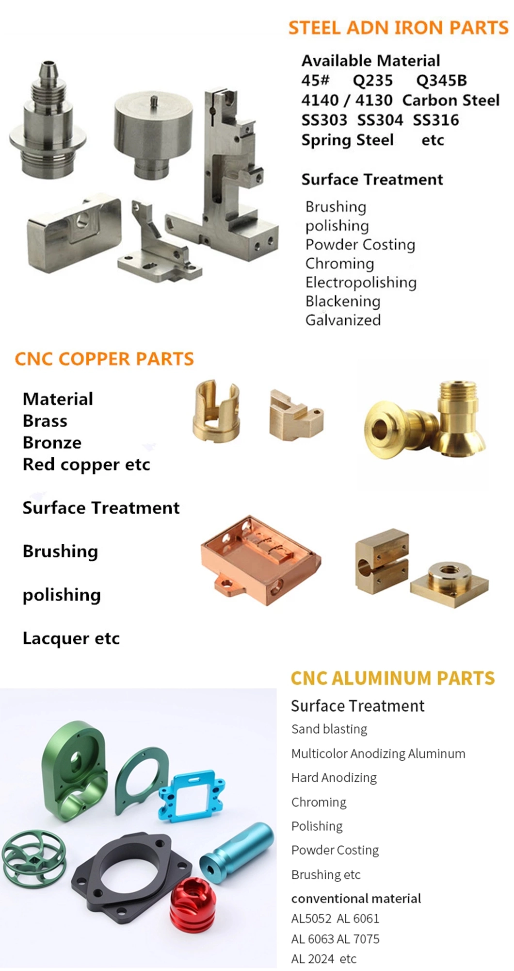 Gk Customized CNC Machined Aluminum CNC Turning Parts and CNC Milling Parts Anodized Aluminum