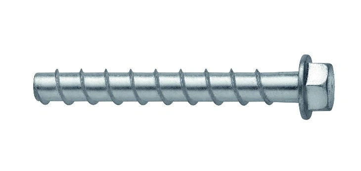 Screw Anchor/Screw Bolt for Quicker Permanent Fastening in Concrete/Carbon Steel/Hex Head