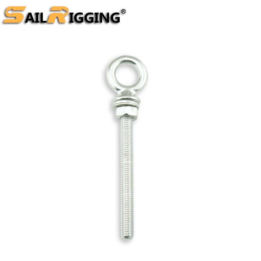 Stainless Steel Lifting Welded Eye Bolts with Double Washers and Nut