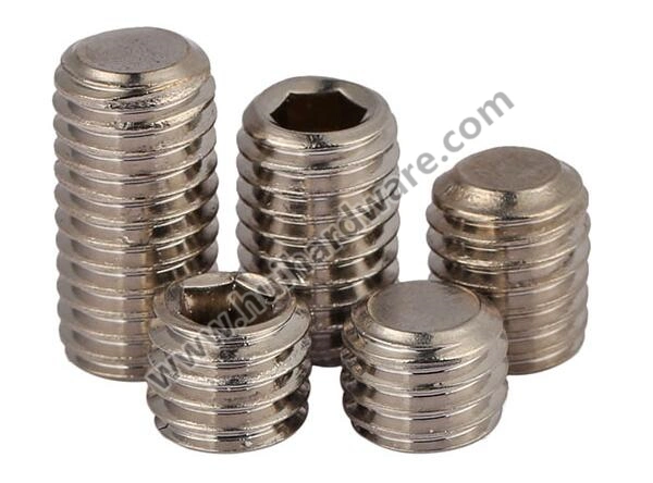 DIN913 Stainless Steel Socket Set Screw with Flat Point Grub Screw Manufacturer