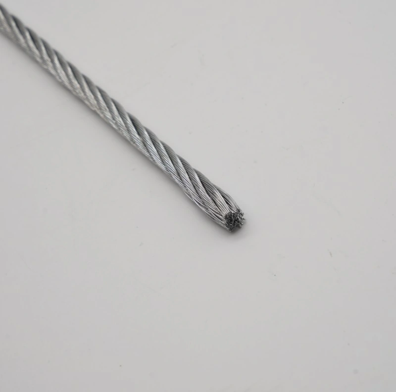 7X19 Zinc Coated Steel Wire Rope Galvanized Steel Wire Rope