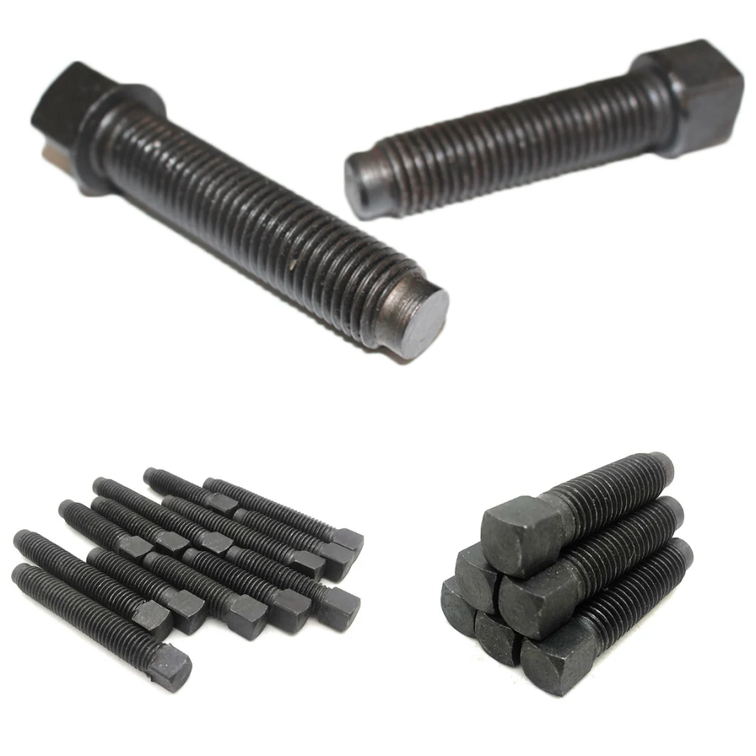 Black Oxide Square Head Set Screw with Short Dog Point DIN479