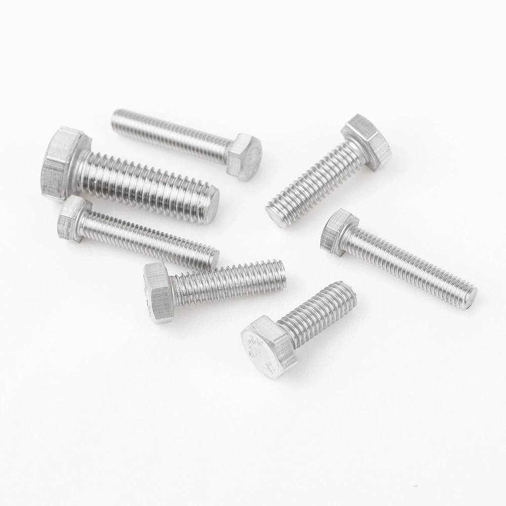 Chinese Fastener DIN933 Big Size M30-M42 Stainless Steel Hex Hexagon Bolts in Stock