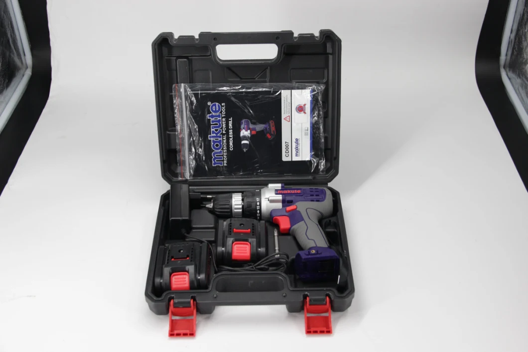 Makute Cordless Drill 12/16/20V Lion Battery BMC Packing