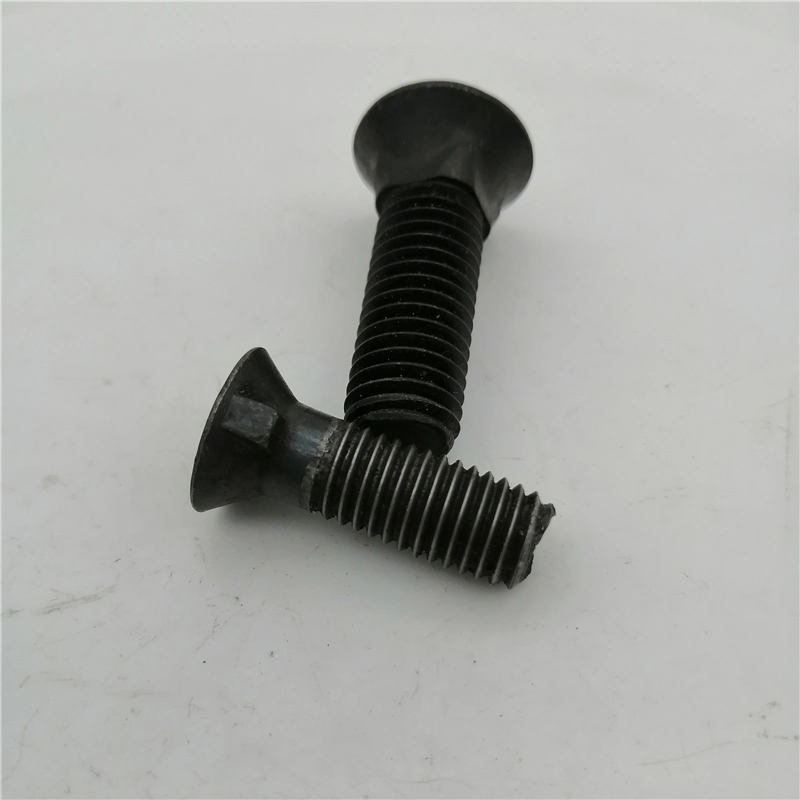 Made in China DIN604 Carbon Steel Black Flat Countersunk Nib Bolts Carriage Bolt M6 to M24