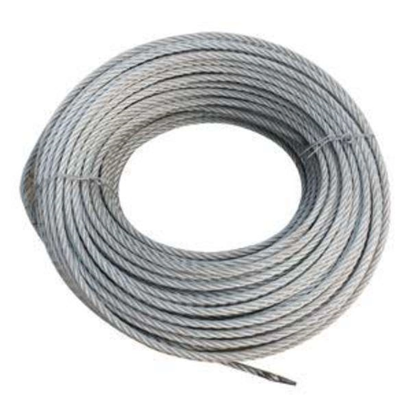 AISI 304/316 7X19 Stainless Steel Wire Rope, Available in Different Sizes