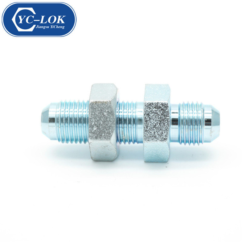 Male Connector Bored Through Male Connector Male Stud Coupling Stainless Steel Tube Fitting
