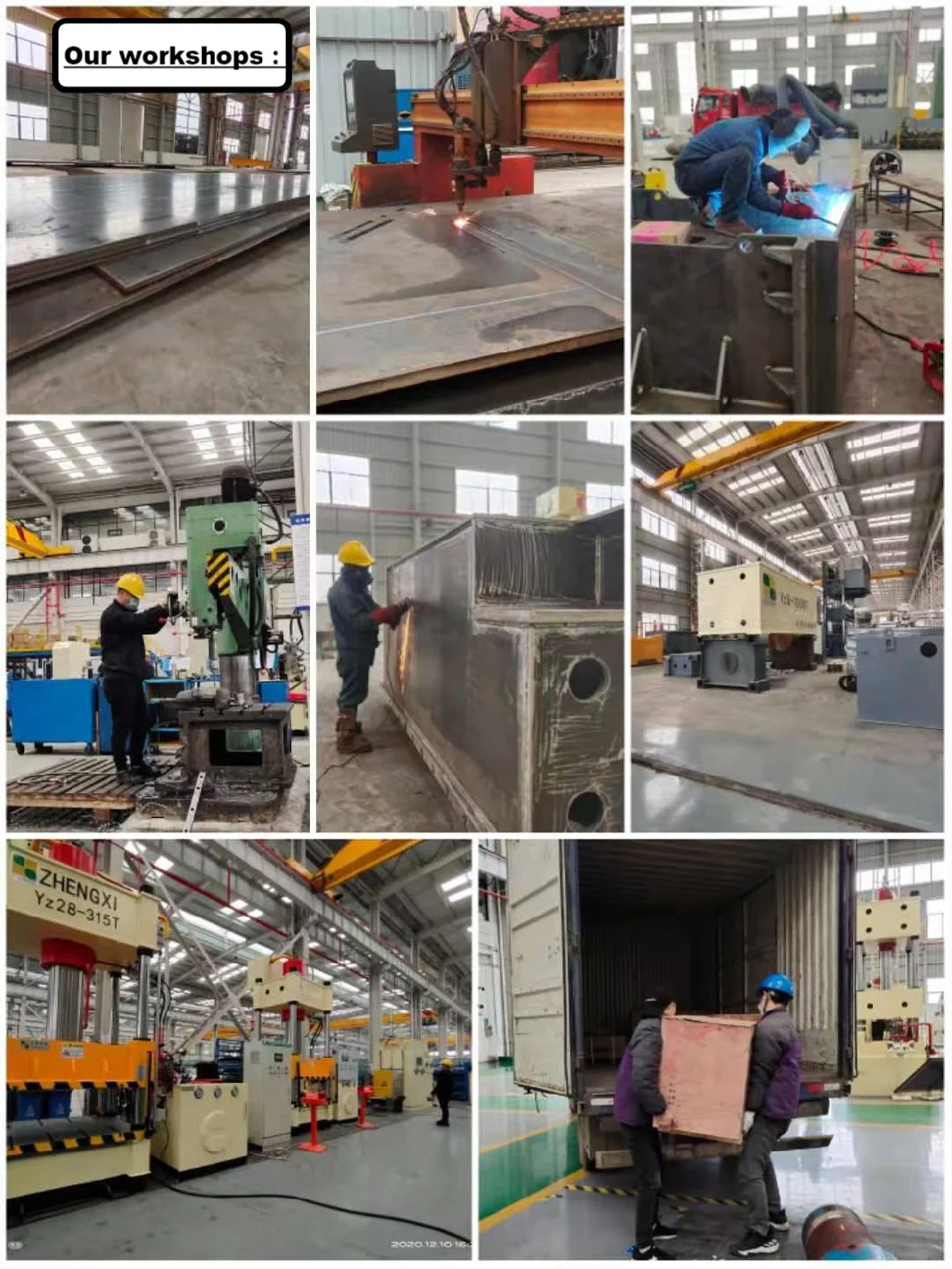 Alloy Steel/Carbon Structure Steel Free Forging Hydraulic Press Machine