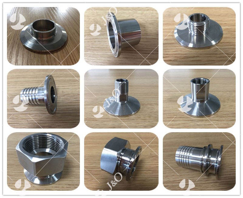 Hygienic Stainless Steel Male Hexagon Tri-Clover Hose Adapter
