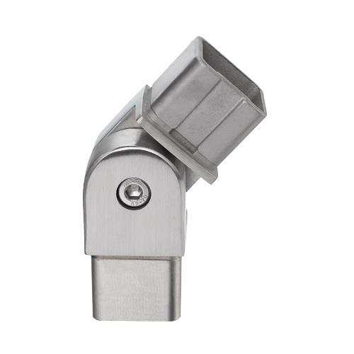 Stainless Steel Handrail Elbow 3 Way Square Tube Connectors