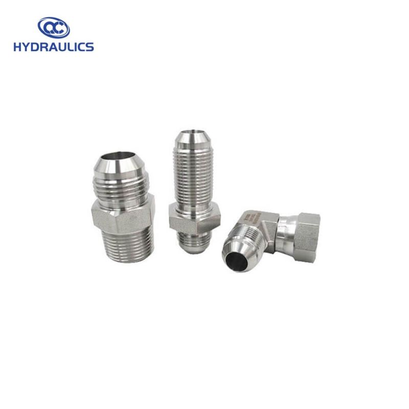 Stainless Steel Hydraulic Hose Fitting/Connector ((Bsp, NPT, Orfs, Unf, SAE)