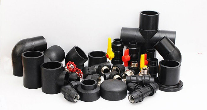 HDPE Pipe and HDPE Pipe Fittings with Flange Elbow Coupling