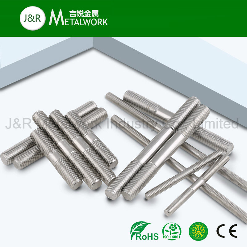 Stainless Steel Earth Stud Double Thread End Hex Stud Bolt