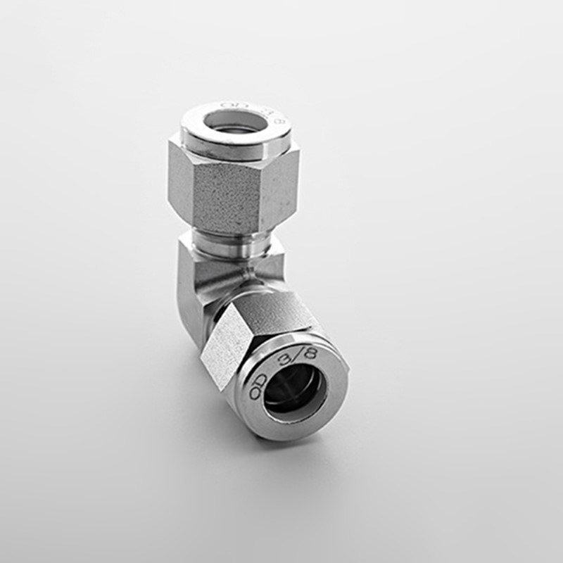 Stainless Steel 316 Equal Elbow Double Ferrule Fittings