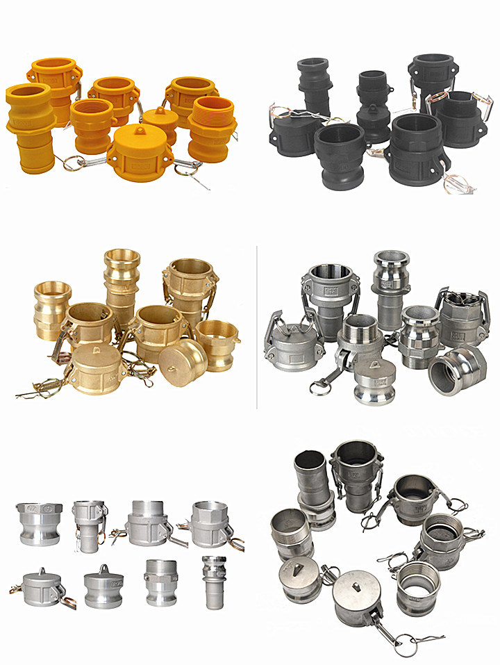 Coupler Type F Camlock Quick Coupling Male Pipe Fitting