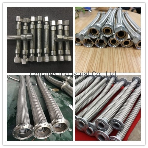 Stainless Steel 304 Flexible Metal Hose with Welded End Fittings