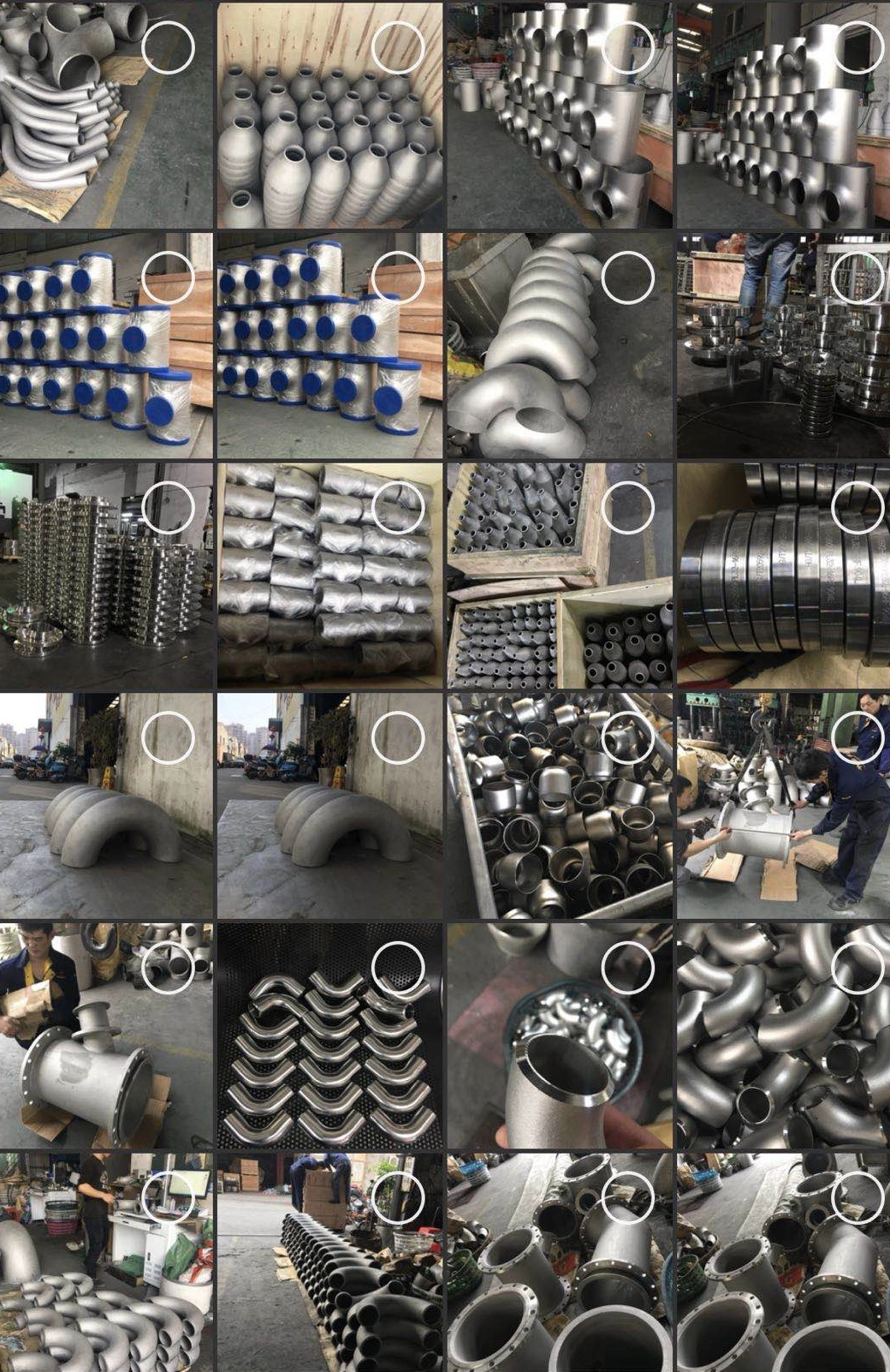 Stainless Steel Seamless Pipe Fitting ERW 45/60/90/180 Degree Butt Welding Elbow