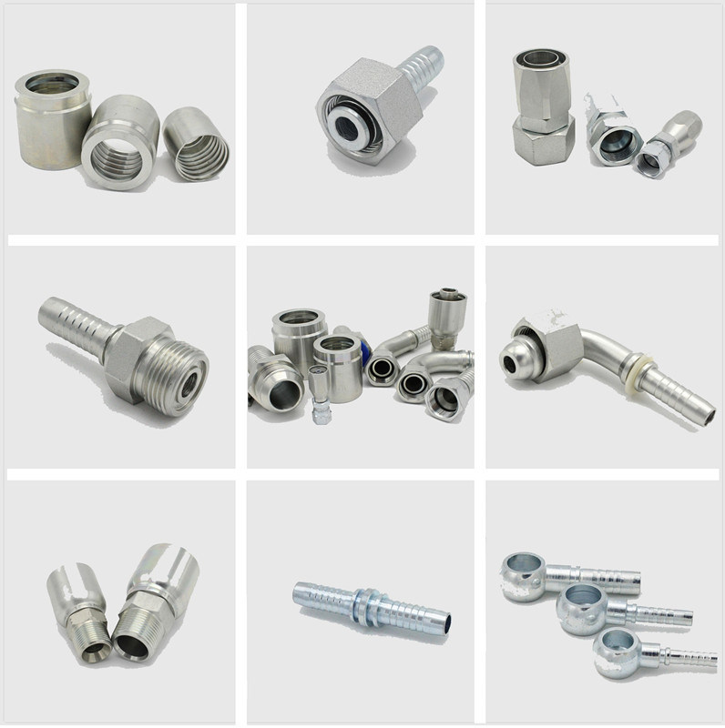 Carbon Steel Hydraulic Fittings with Zinc Plated