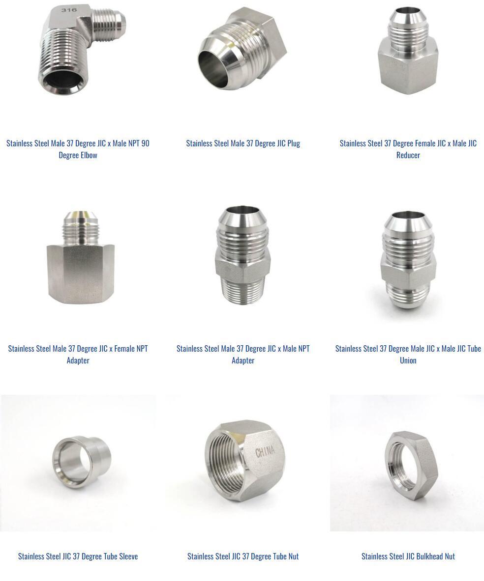 Male Jic to Male Jic Hydraulic Adapters/Hydraulic Straight Connector