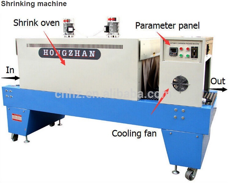 Film Shrinking Machine and Automatic Sealing Machinhery for Big Bottles