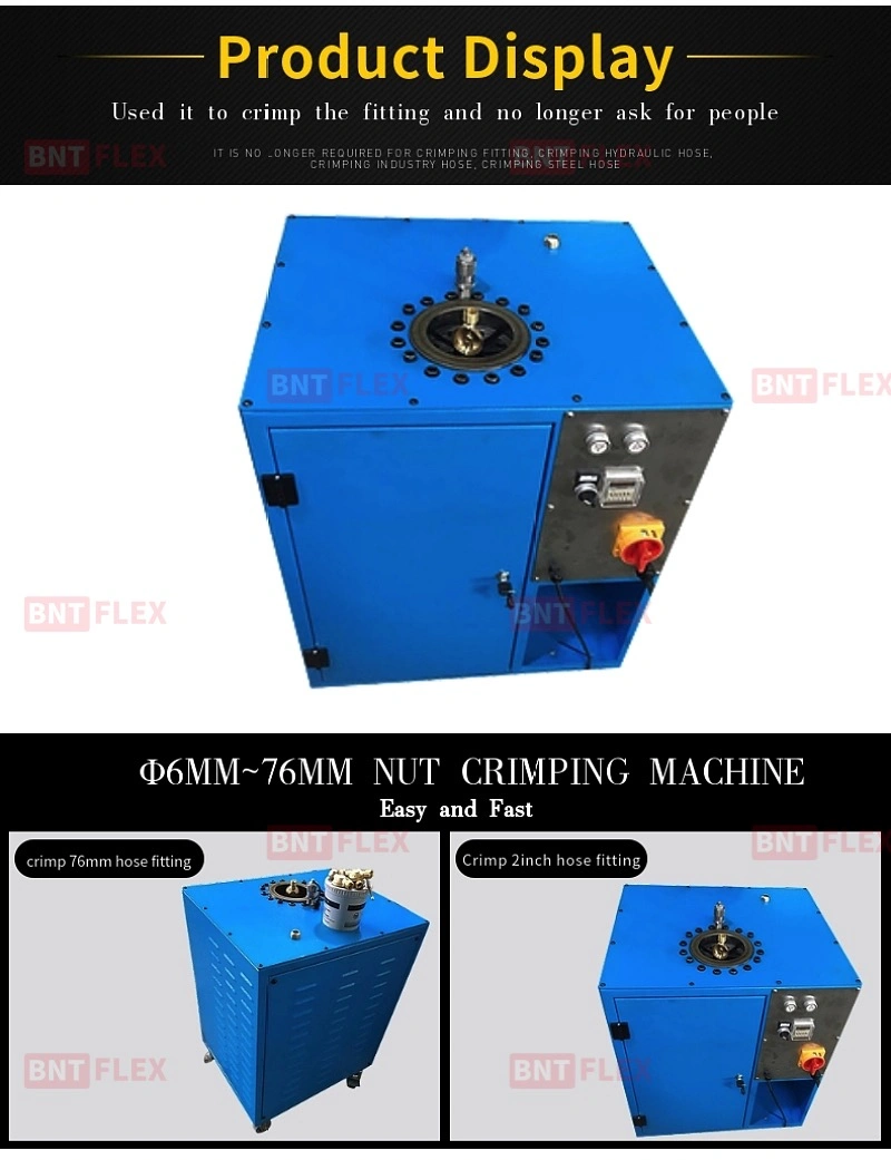 2inch High Pressue Hydraulic Hose Crimping Machine Hose Machine Hydraulic Nut Crimping Machine