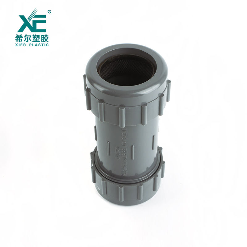 PVC Pipe Fittings Plastic Hydraulic Quick Union Compression Coupling