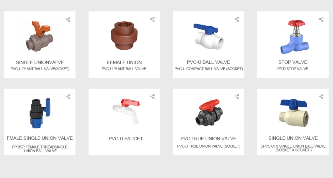 Female Tee of PVC Water Supply Pressure Pipe Fitting DIN Standard NBR5648