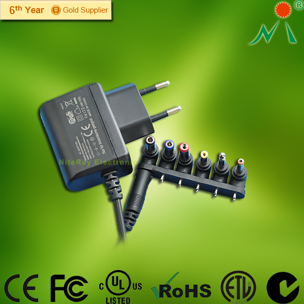 AC DC Power Adapter for EU with CE, RoHS Power Adaptor Travel Adaptor